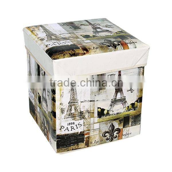 New Style Vintage Cheap Storage Stool Seating Box