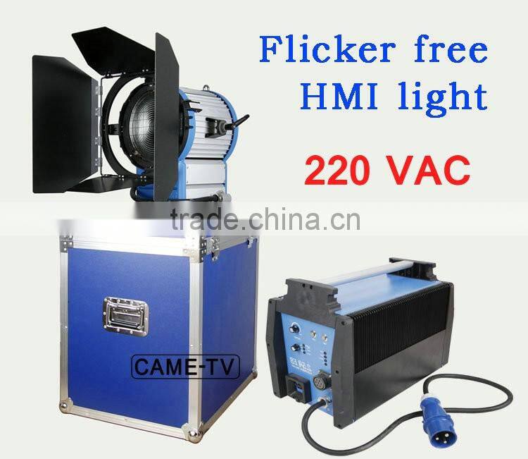 220V CAME-TV 2500W HMI Fresnel Light Head +2.5/4KW Electronic Ballast