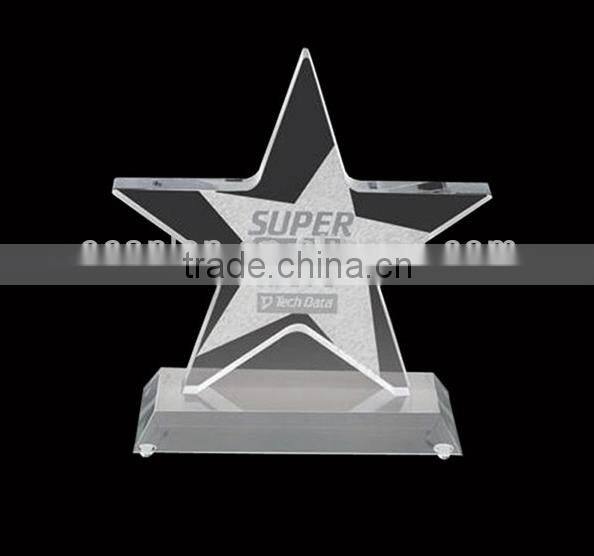 Top quality clear cube crystal cube for decoration