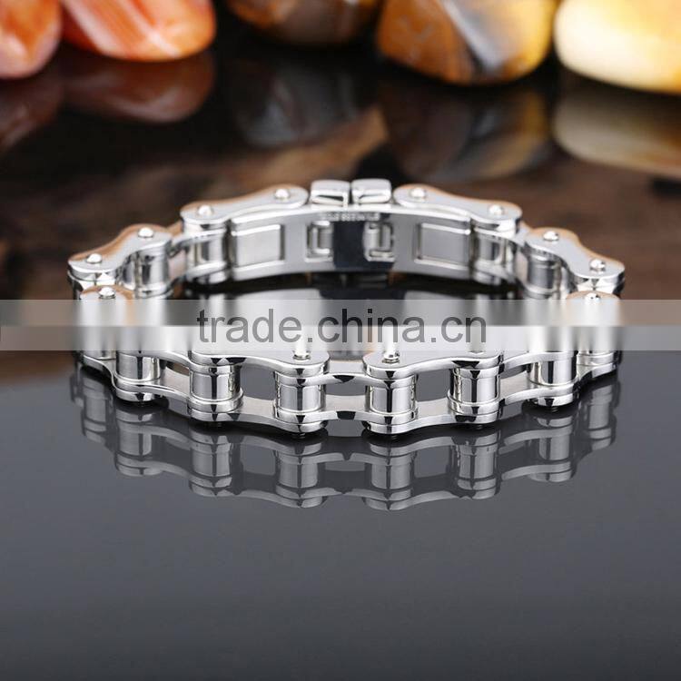 Fashion Chain Bracelet Hot Sale For Woman Alibaba supplier High Quality Stainless Steel Bicycle Chain Bracelet