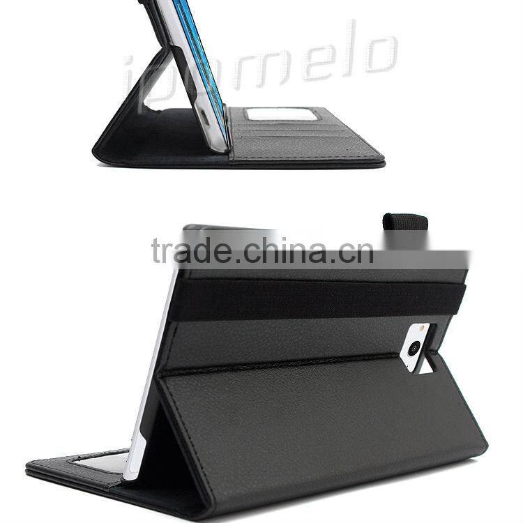 7 inch tablet leather case for Sharp AQUOS Pad SH-06F PU accessories cover