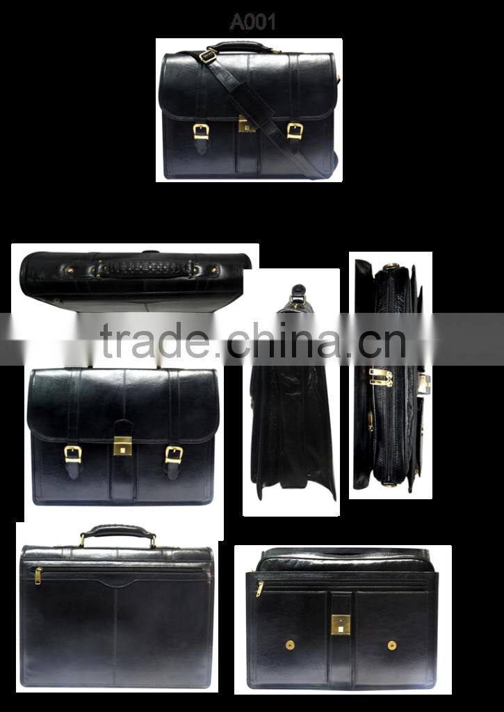 Naz Leather Laptop Document Bag