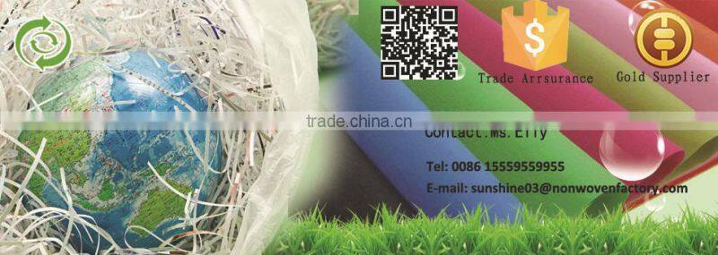 China factory non woven fabric company spunbond fabric white tablecloths