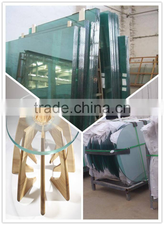 3MM to 12MM clear glass Tempered glass cutting boards with ISO & CCC Certificate