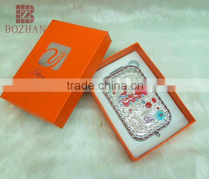 Fashion cosmetic mirror/hot sale pocket mirror/antique compact mirror