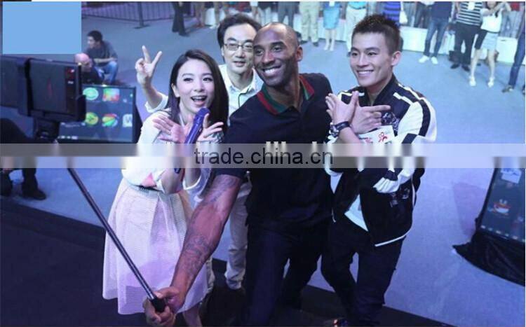 Handheld selfie stick with bluetooth remote shutter and monopod, wireless monopod selfie stick