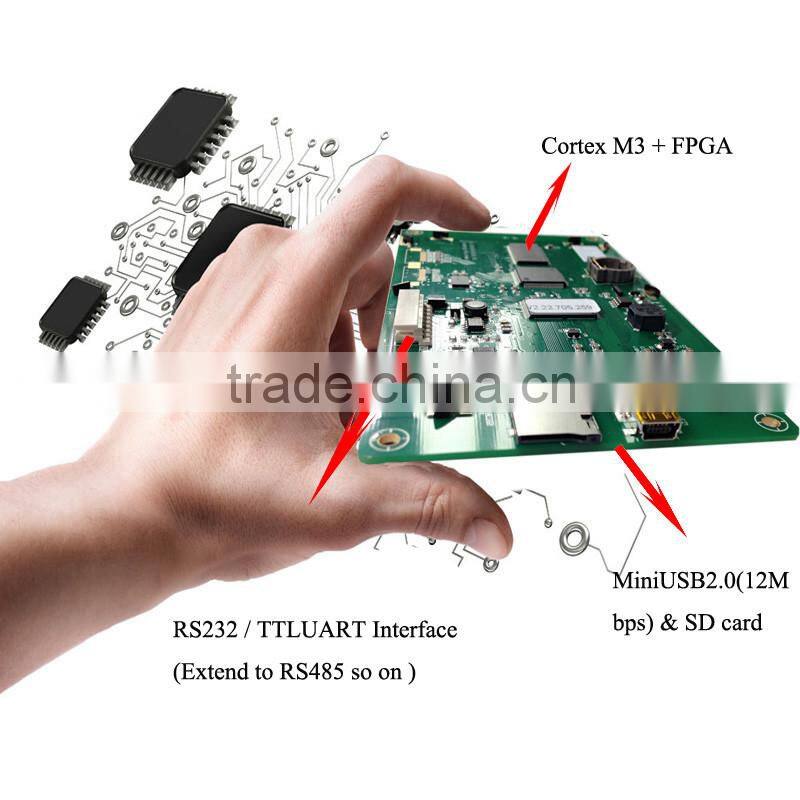 4.3 inch lcd module with rs232 to rs485 Controller Board Industrial real-time FORTRAN