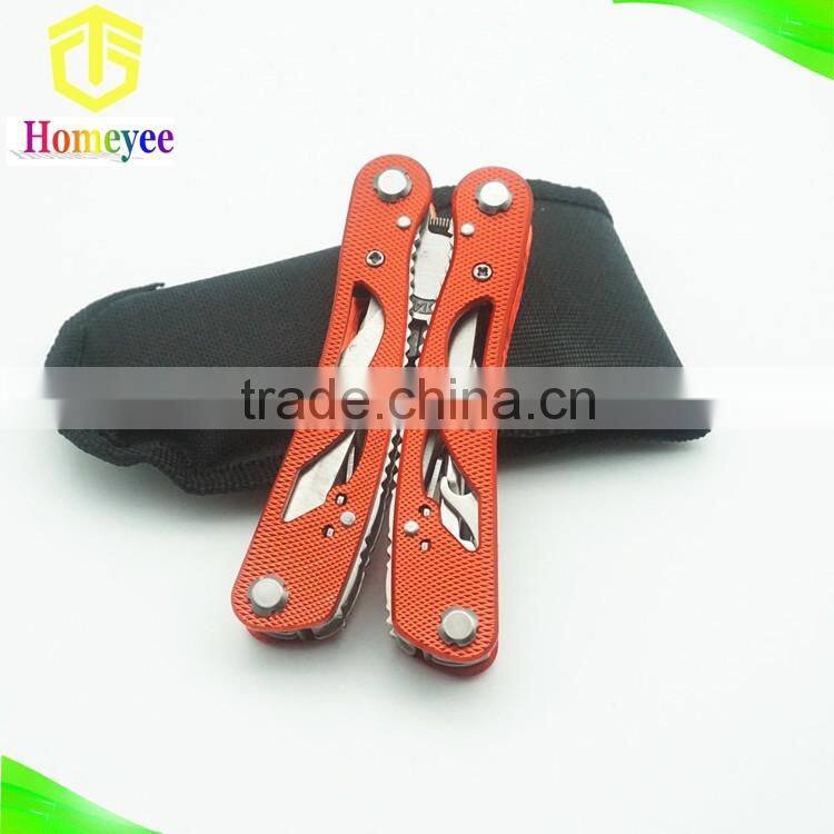 outdoor multifunction fishing plier with hollow out aluminum handle