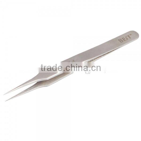 BST-4 Highly Precise Fine Point Straight Tweezer Stainless Steel