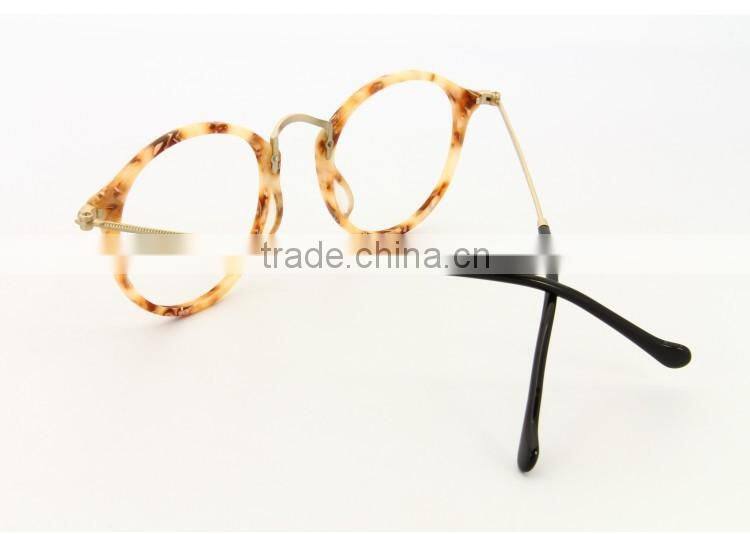 china manufacturer vintage eyeglasses with stainless steel temple