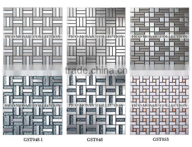 Fico GST008-1, oriental white marble mosaic