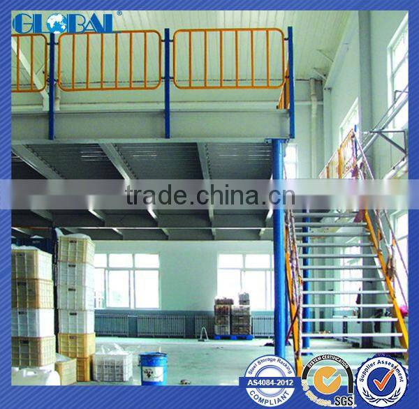 Steel Structure Mezzanine Platform Flooring B/industrial mezzanine system