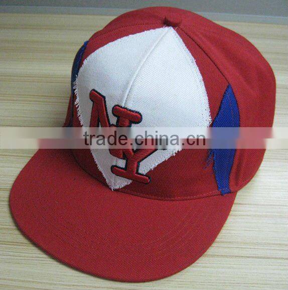 Hot sales new style fitted baseball hat with embroidered pattern