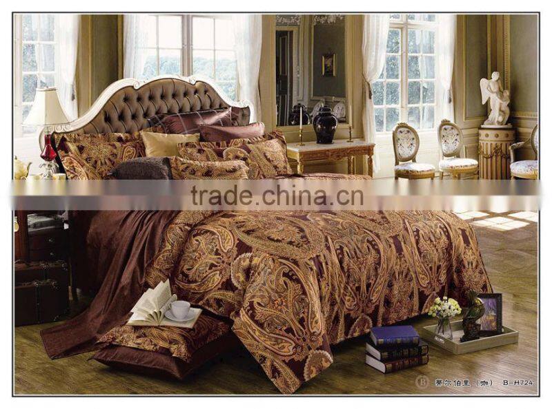 133*72 100% cotton reactive printed elegant duvet cover set/bedding set/mordern girl