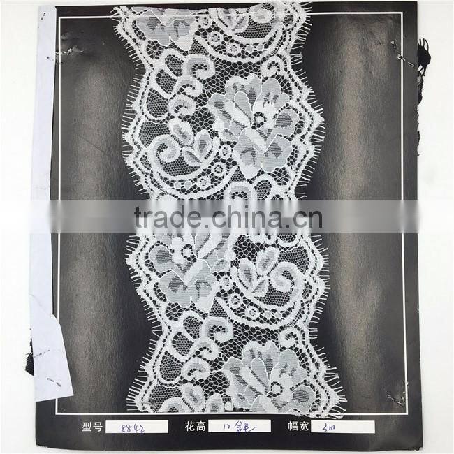 Wholesale Fashion Embroidery Lace,White Eyelash Lace Trim