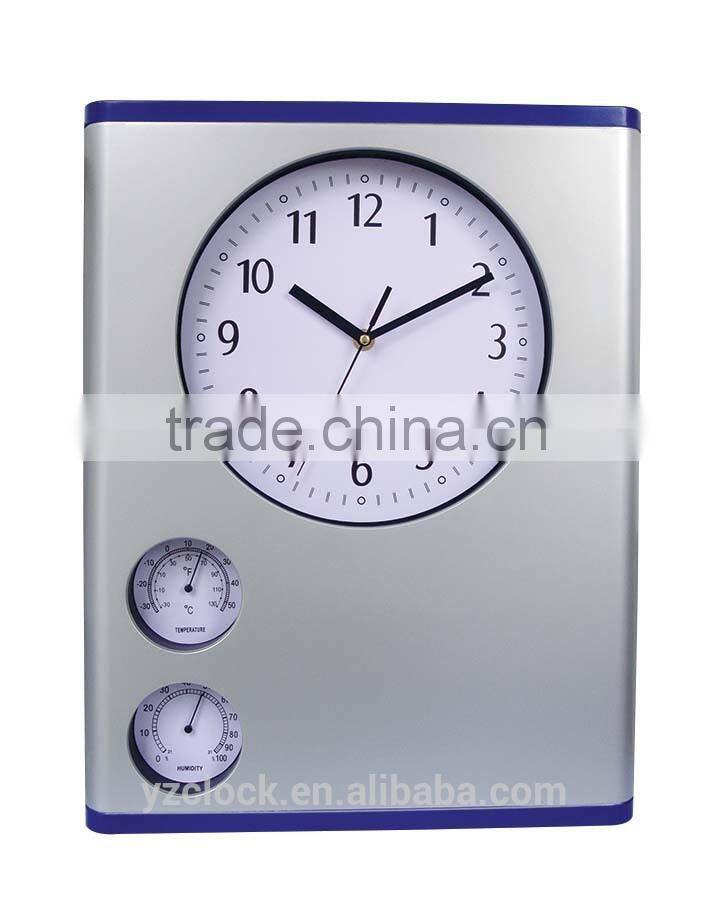 2014 NEW YINGZI CLOCK Big Size Weather Station Wall Clock With Temperature YZ-8992