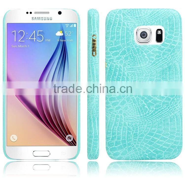 For Samsung Galaxy S7 S7Plus Crocodile Grain Alligator Leather Back Cover Case Hard Protector Skin Mobile Phone Bags