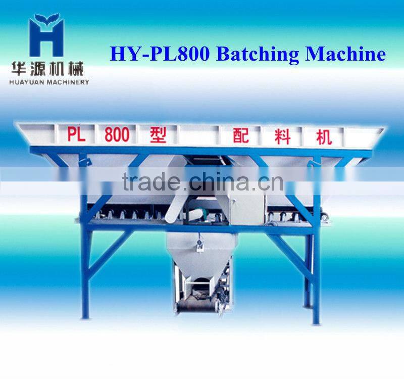 Small stationary concrete batching machine
