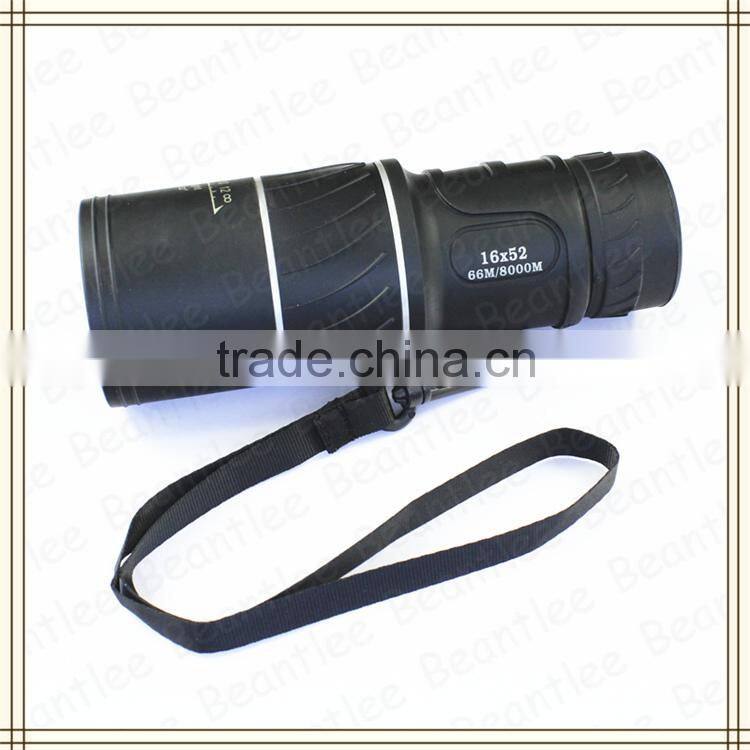 promotional high quality military night vision single binocular 16X52, long distance single binocular for sale
