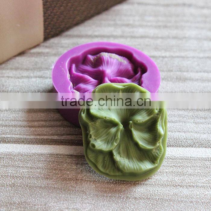 Single Flower Style Silicone Soap Molds , Fondant Mold Tool , Silicone Chocolate Mold