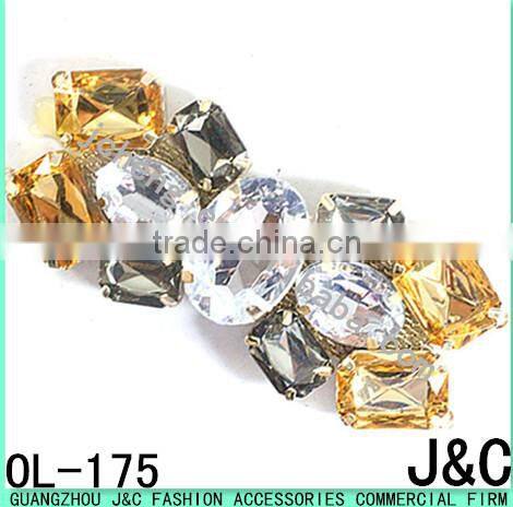 2016 glass stone shoe ornament/ shoe accessory/ shoe trim