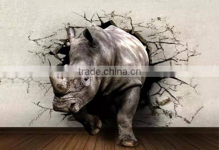 3D PVC Flooring Roll Patterns as Your Requirement