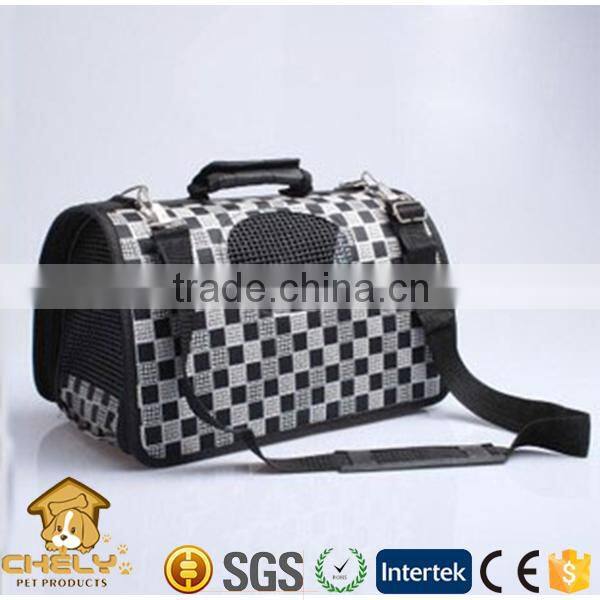 Elegant design dog carrier, pet travel bag,dog carrer bag with hand and backpack strap