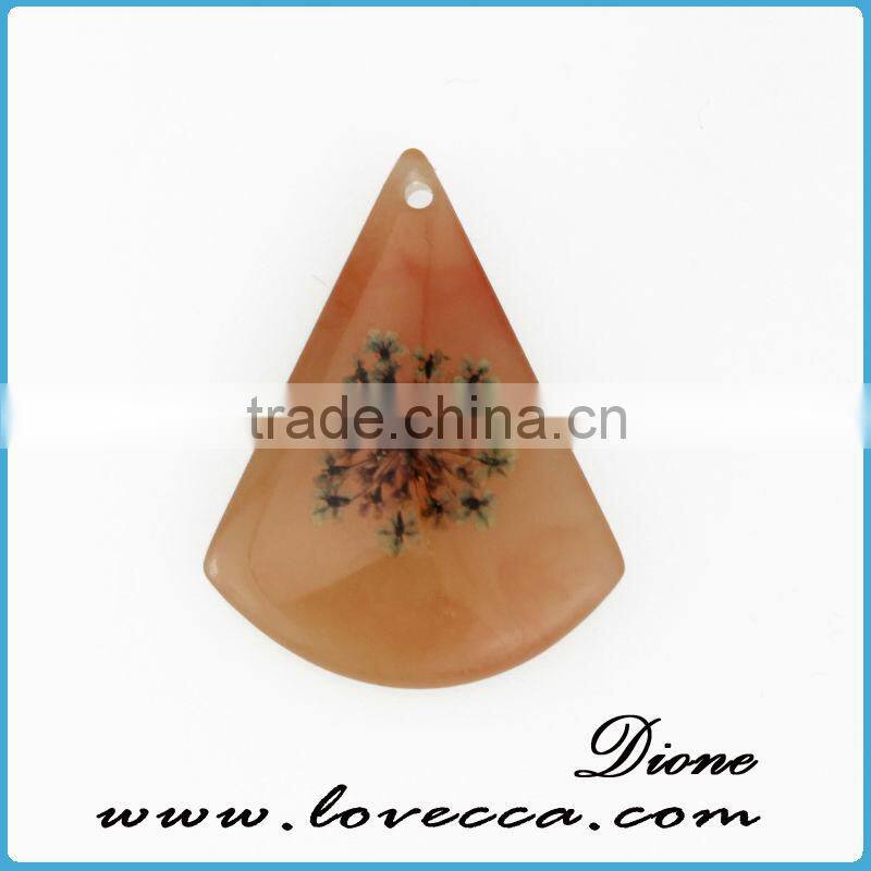 2015 New arrival !!! High quality fashion new design Flower Adjustable Resin Ring, Four leaf clover Resin Cabochon for ring