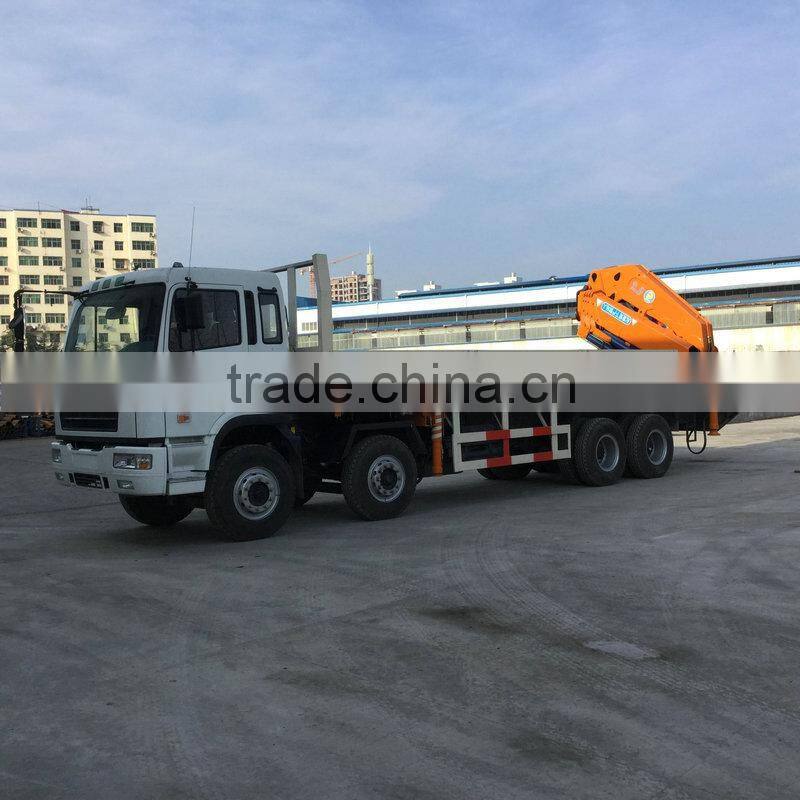 25ton Quicklift Compact Cranes,SQ500ZB4, hydraulic truck crane with knuckle booms.