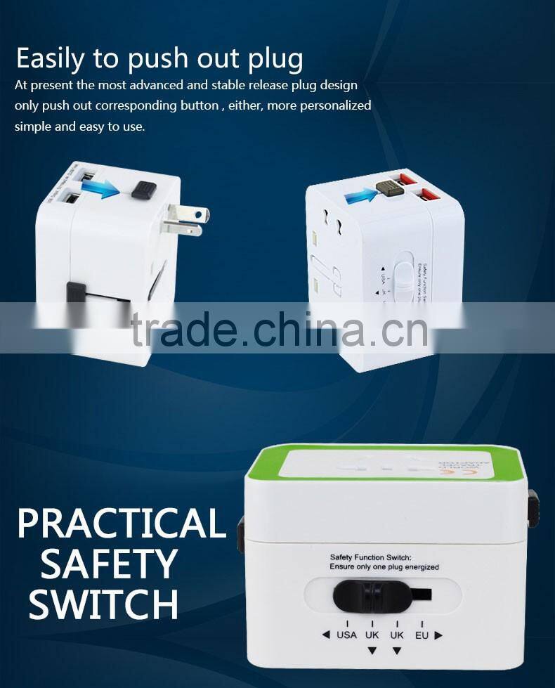 High Quality Hot Sale Universal Power Adapter Travel Converter AU EU UK US