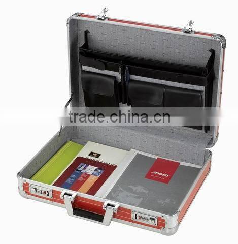 Aluminium multi-usage Metal carrying laptop Suitcase XB-BF09