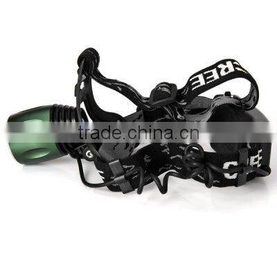 led rechargeable headlamp hiking aluminum led headlamps