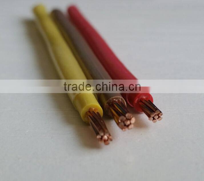 600V tw thhw thhn awg cable electric copper wire