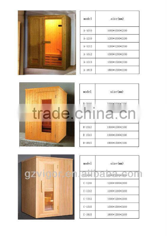massage sauna rooms,sauna room with sauna heater