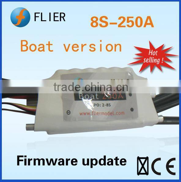 hot selling electric controller 8S 250A ESC for rc boat+program box