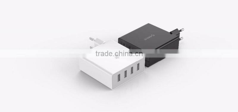 ORICO DCW-4U 4 Port smart usb wall charger for table phone with rechangeble AC plug