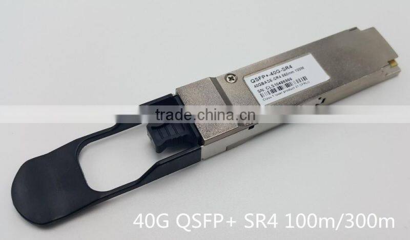 Qsfp+ Sr4 40g Qsfp Module MPO 150M (300M option) Optical Transceiver