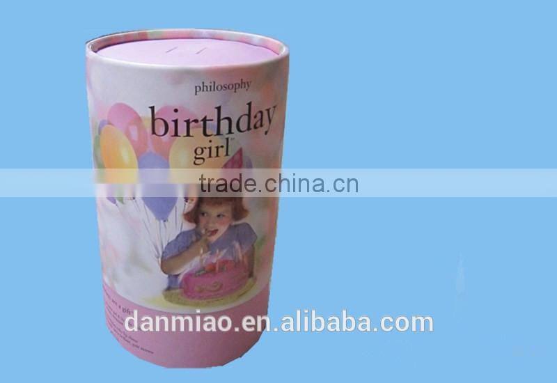Natural Custom Package OEM Print Labeling Paper Tube for gift