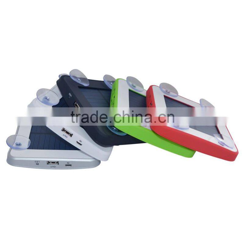 Creative power bank solar charger, 5V 1A solar panel mobile power charger
