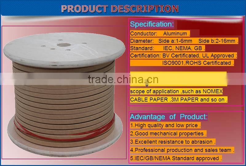 China manufacturer for paper covered electrical wire with factory price