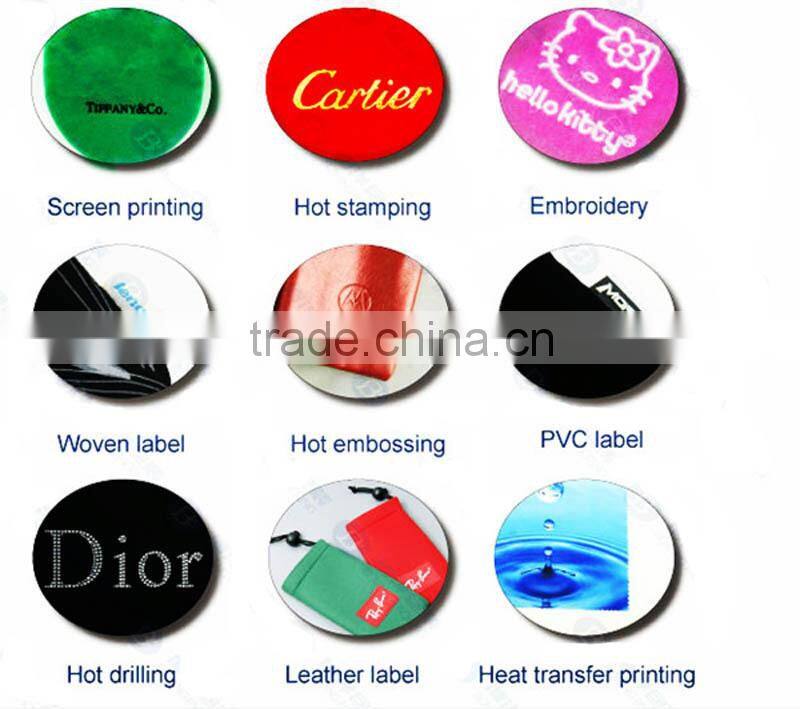 Custom packaging nylon polyester drawstring shoulder bag