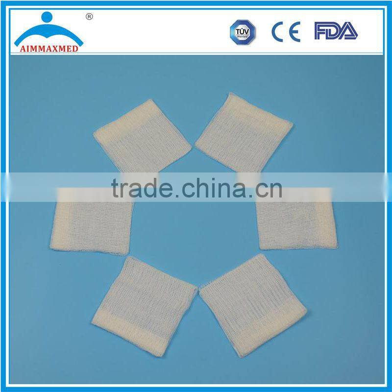 Medical Sterile 5x5cm,7.5x7.5cm,10x10cm Gauze Swabs