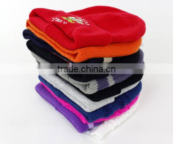 custom unisex acrylic winter beanie hat