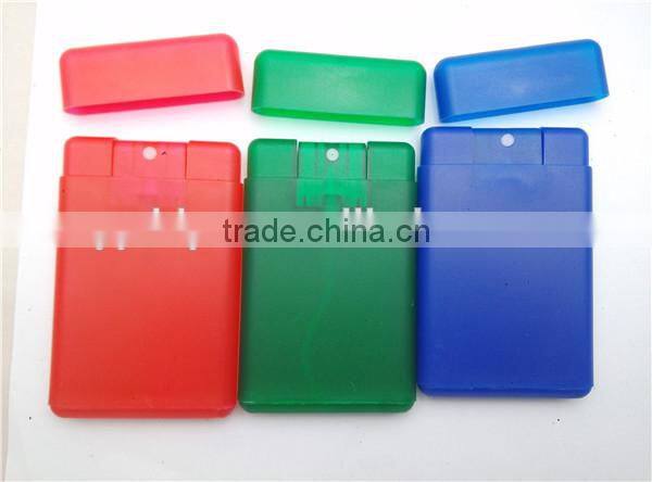 Cover 20ML credit card sprayer card sprayer bottle pocket sprayer