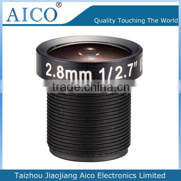 cn aico new products fixed iris 2.4mm 1/3 inch f2.0 megapixel m12 rear view lens