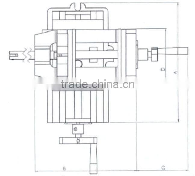 Cross Slide Vise for Milling and Drilling Machines