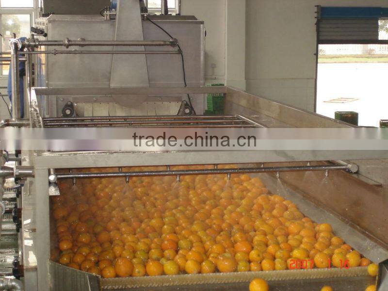 citrus processing line for produce orange juice