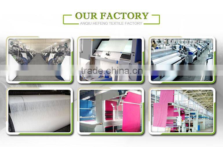 Supplying high quality T/C 65/35 110x76 59" bleached fabric from China