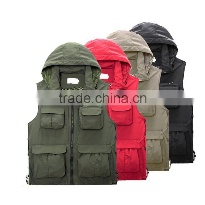 Godspeed OEM Pocket Sleeveless Photographer Vest Jacket