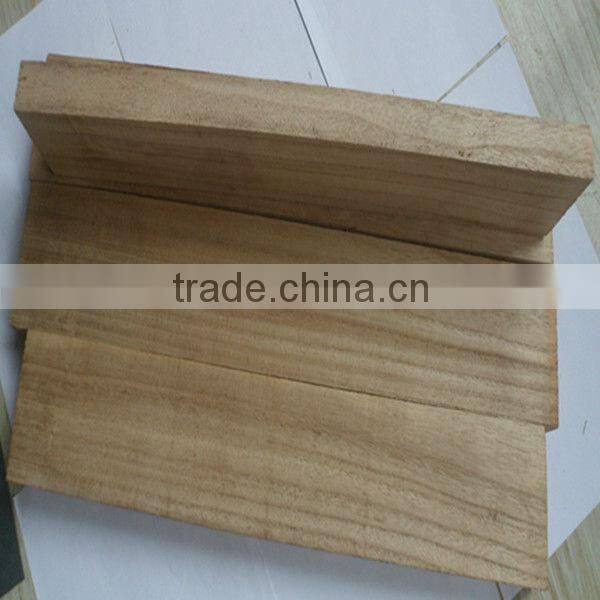 small size paulownia decorative wood strip rough without planed